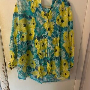 Floral Button Down Top